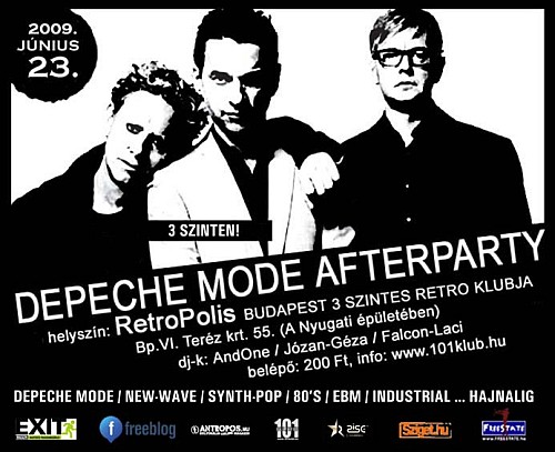 DEPECHE MODE AFTERPARTY